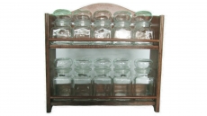 Fűszertartó üvegekkel